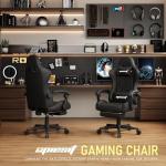 Ergonomic Gaming Chair with Footrest and Lumbar Support