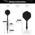 CyeeLife Soft Tip Darts Set with 30 Extras