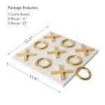 Wooden Tic Tac Toe Game for Man Cave Decor