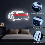 Dimmable Sports Car Neon Wall Sign for Man Cave