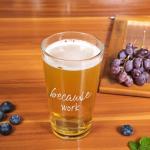 Funny Work Beer Glass for Coworker Gifts