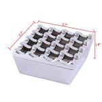 Vintage Metal Cigar Ashtray with 16 Grids