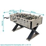 Sunnydaze 54.5-Inch Indoor Foosball Table