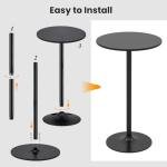 Giantex 6-Pack Adjustable Height Bar Tables