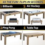 4-in-1 Multi Game Table for Man Cave Fun