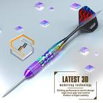 Turnart Steel Tip Darts Set with Accessories