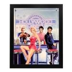 Vintage Hollywood Diner Wall Art Print 8x10