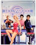 Vintage Hollywood Diner Wall Art Print 8x10