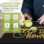Happy Hour Bar Mat – Spill-Proof Non-Slip Rubber