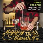 Happy Hour Bar Mat – Spill-Proof Non-Slip Rubber