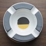 Large Round Cigar Ashtray for Indoor and Outdoor