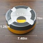 Large Round Cigar Ashtray for Indoor and Outdoor