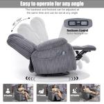 SINCRUMI Electric Power Rocker Recliner Chair