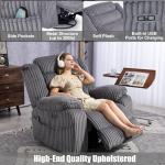 SINCRUMI Electric Power Rocker Recliner Chair