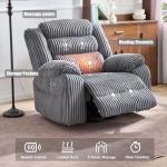SINCRUMI Electric Power Rocker Recliner Chair