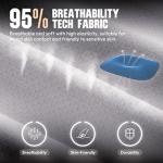 Beige Ergonomic Gaming Chair with Massage Support