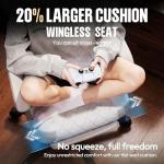 Beige Ergonomic Gaming Chair with Massage Support