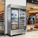 49 Cu. Ft Double Door Beverage Cooler