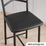 26 Inch Upholstered Bar Stool Set of 4