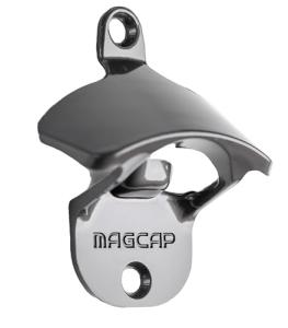 Magnetic Wall Mounted Beer Bottle Opener - Gunmetal