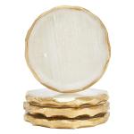Selenite Crystal Coasters Set of 4