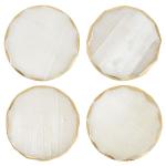Selenite Crystal Coasters Set of 4