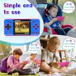 Portable Mini Arcade Game for Kids (Pink & Blue)