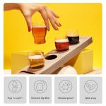 TOSSWARE 4oz Unbreakable Plastic Shot Glasses - 12 Pack