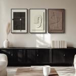 3-Piece 3D Textured Abstract Wall Art Set
