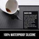 GORILLA GRIP Silicone Coffee Mat for Man Cave