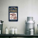 Bears Make You Stronger Metal Sign for Men’s Cave