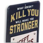 Bears Make You Stronger Metal Sign for Men’s Cave