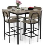 Modern 5-Piece Counter Height Dining Set