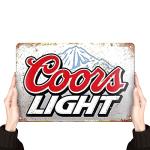 Coors Light Vintage Metal Sign for Man Cave