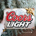 Coors Light Vintage Metal Sign for Man Cave