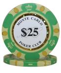 Monte Carlo Poker Chips Set with Wood Case