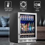 24-Inch Beverage and Wine Cooler Fridge