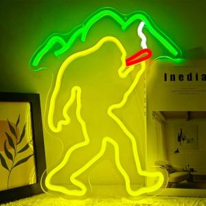 Bigfoot Neon Sign for Man Cave or Bar