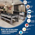 7FT 3-in-1 Pool, Dining, and Ping Pong Table