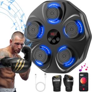 Interactive Wall-Mounted Boxing Training Machine