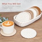 Colorful Drink Coasters Set - 12 Pack