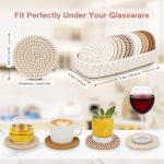 Colorful Drink Coasters Set - 12 Pack