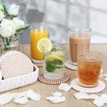 Colorful Drink Coasters Set - 12 Pack