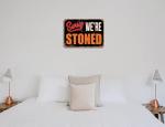 Funny Weed Sign for Man Cave and Garage