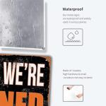 Funny Weed Sign for Man Cave and Garage