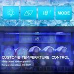 Mini Fridge Cooler for Drinks - 120 Can Capacity