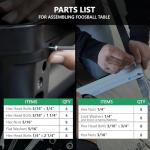 Pro Outdoor Foosball Table for Adults - 55 Inch