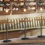 Round Counter Height Bar Table Set of 2