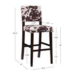 Udder Madness Corey Bar Stool - Brown