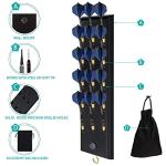 Wall Mounted Darts Holder with Accessories Set